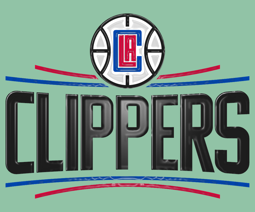 Los Angeles Clippers Plastic Effect Logo iron on paper